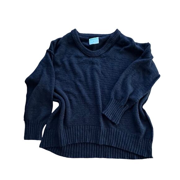 Chelsea Deboer By Lillie & Lottie x Womens oversized Black Sweater soft cozy L - Picture 1 of 5
